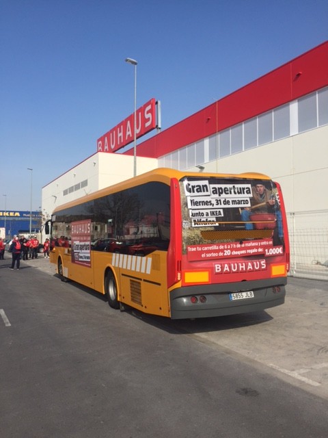 Campañas que se salen del bus