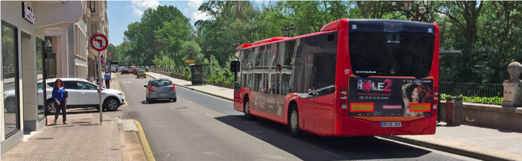 Campaña efectiva de publicidad en autobuses